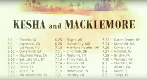 The Adventures of Kesha & Macklemore Tour has kicked off to an awesome start. PCG was able to catch them on tour in Salt Lake City, Utah at the USANA Amphitheater. The performance was beyond amazing.